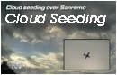 Cloud seeding over Sanremo